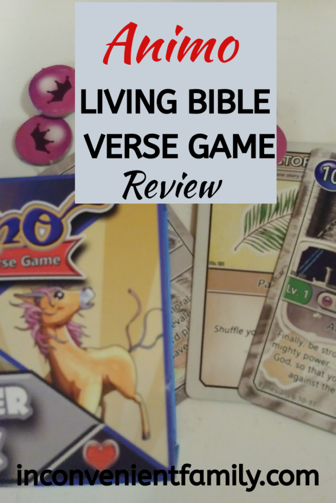 Animo living Bible verse card game
